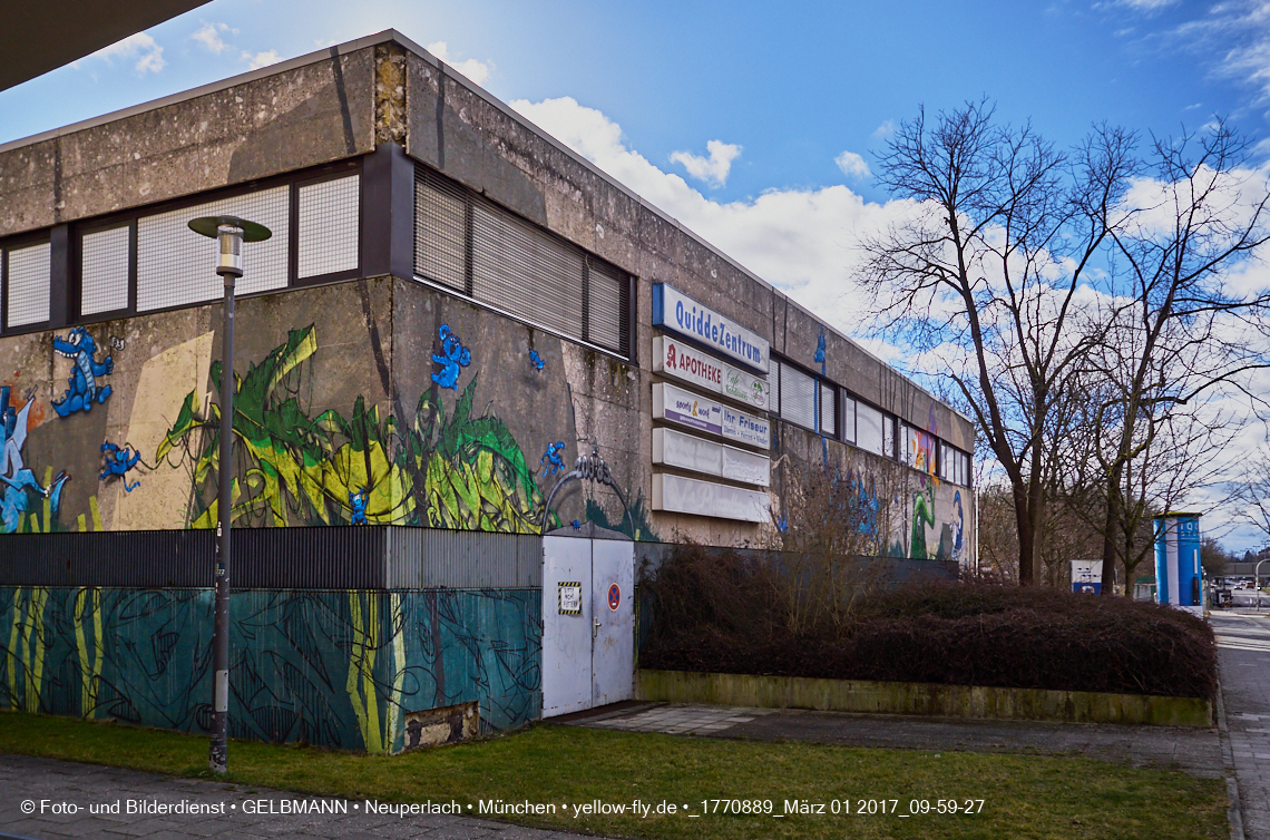 01.03.2017 - die Abrissbaustelle Quiddezentrum in Neuperlach